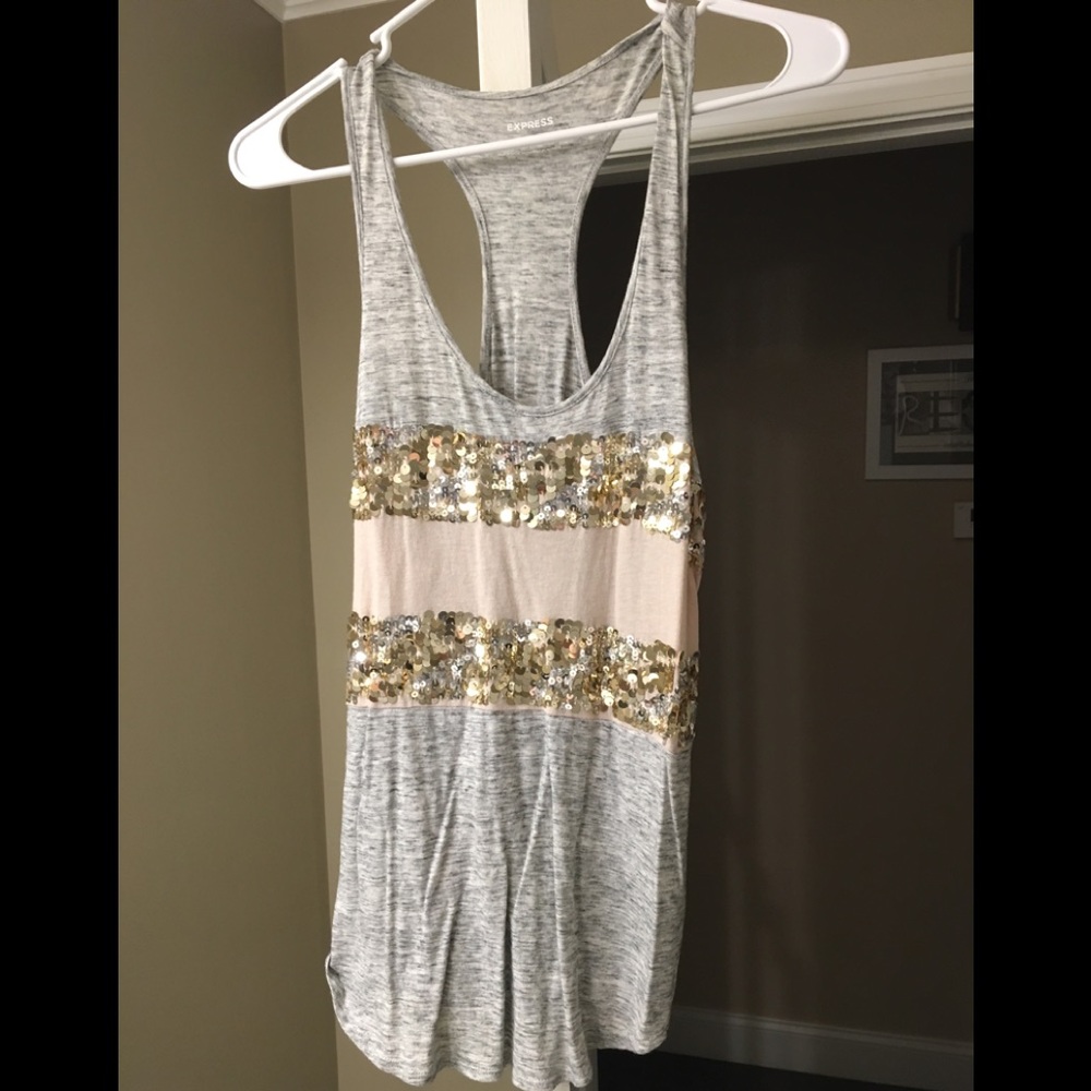 Express sparkly top